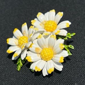 Vintage Spray of Flowers Brooch Pin